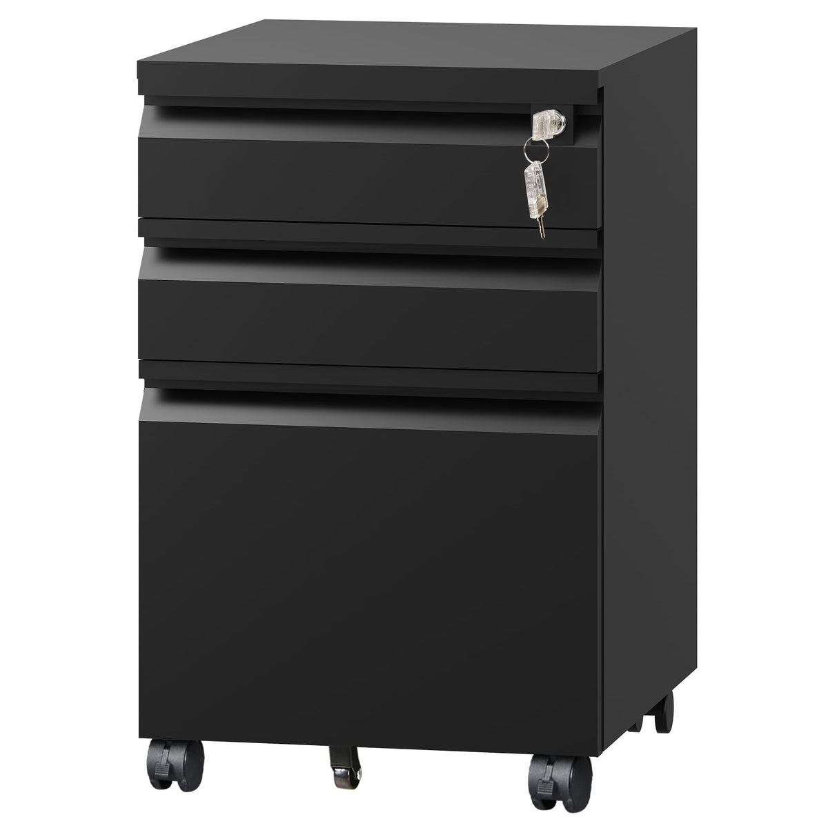 3 Drawer Mobile File Cabinet with Lock Y965