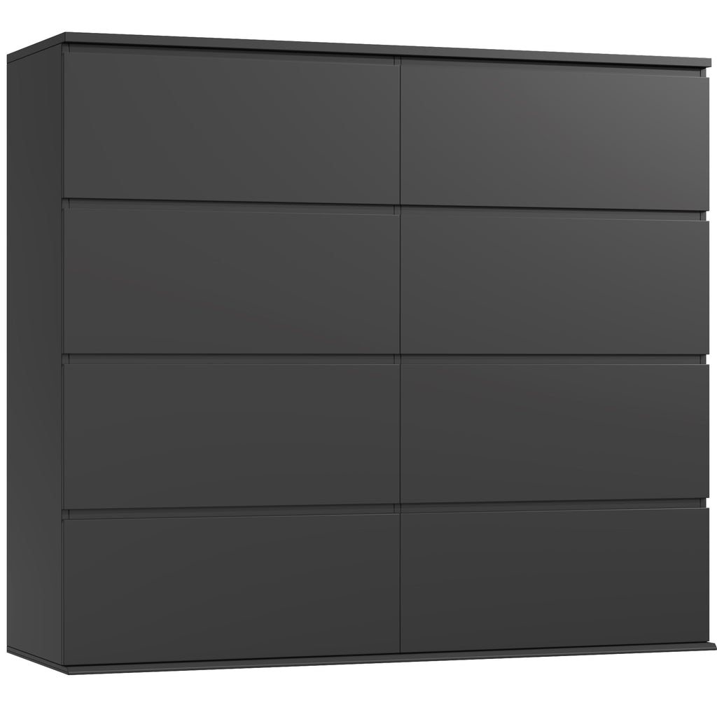 Black 8 Drawer Dresser W80688