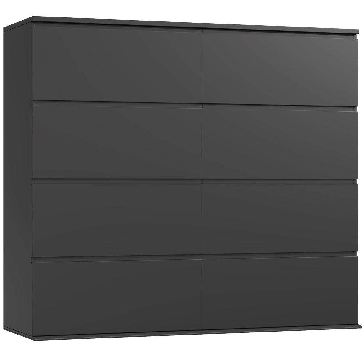 Black 8 Drawer Dresser W80688