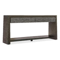 Modern Wood Console Table with 2 Drawers and Fixed Shelf L32524