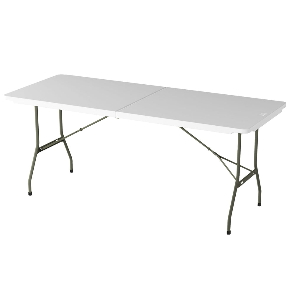 White 6ft Portable Folding Table N5304