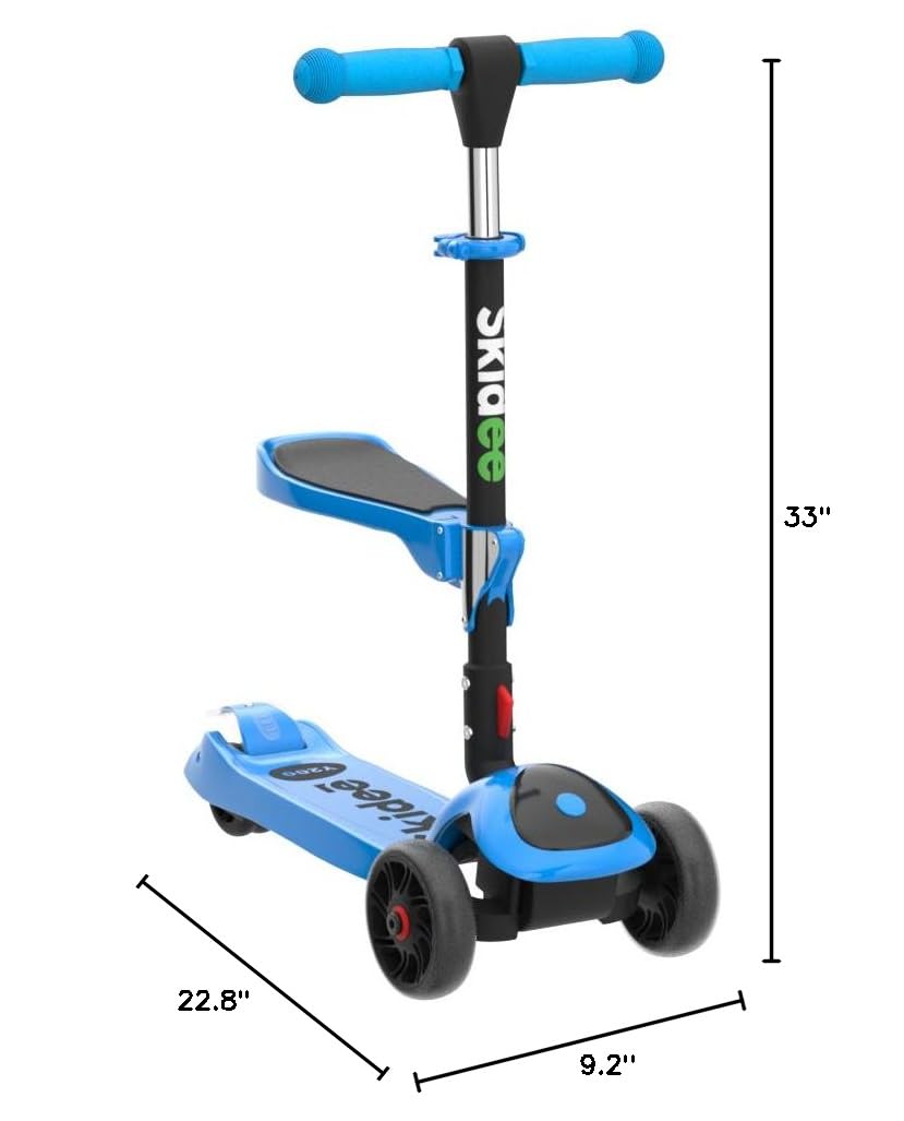 Foldable 3 Wheel Kick Scooter with Removable Seat P973300