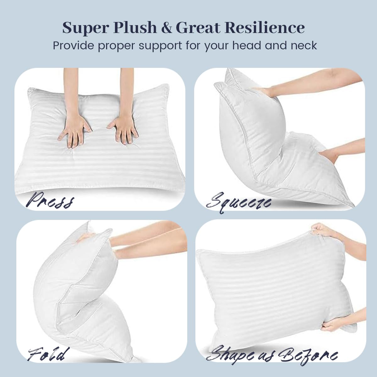 Standard Size Bed Pillows C961