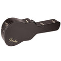 Black Flat-Top Dreadnought Acoustic Guitar Case with 1-inch Foam Padding D460757