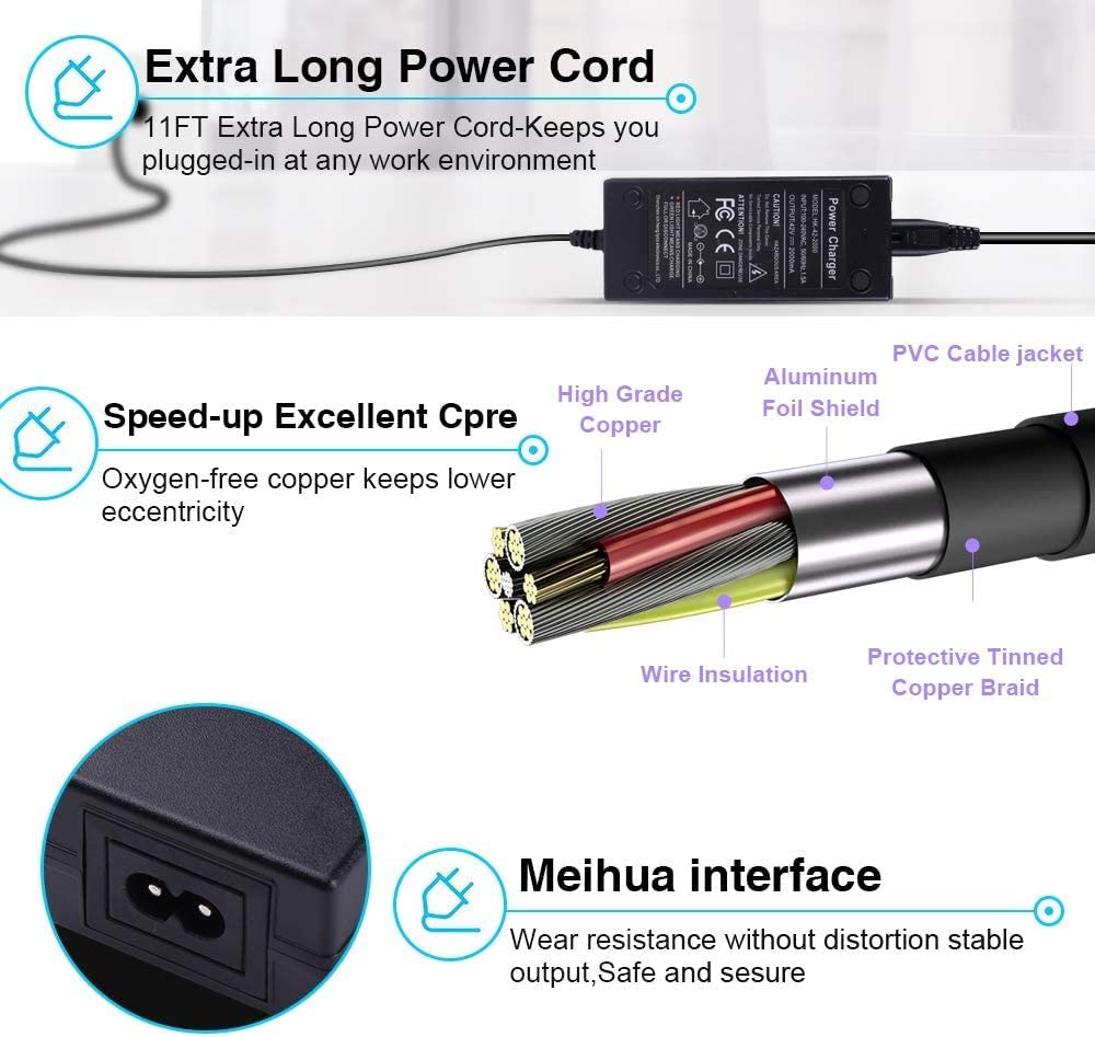 42V Lithium Battery Electric Scooter Charger D123