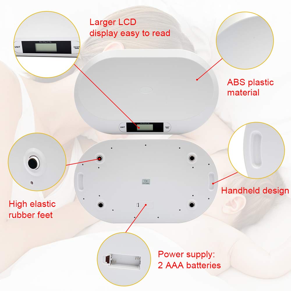 High Precision Digital Baby Scale with LCD Display H8321
