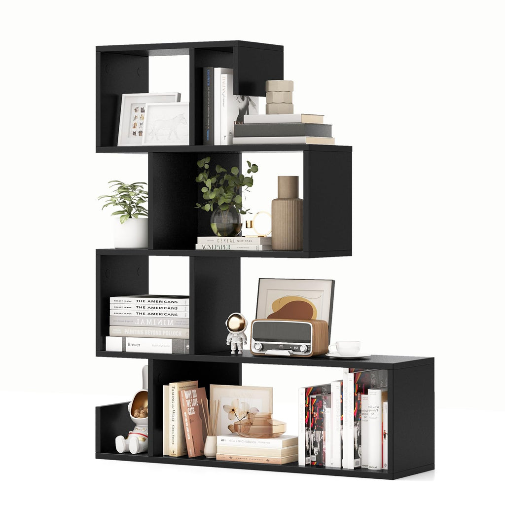 5-Tier Geometric Bookshelf E714229