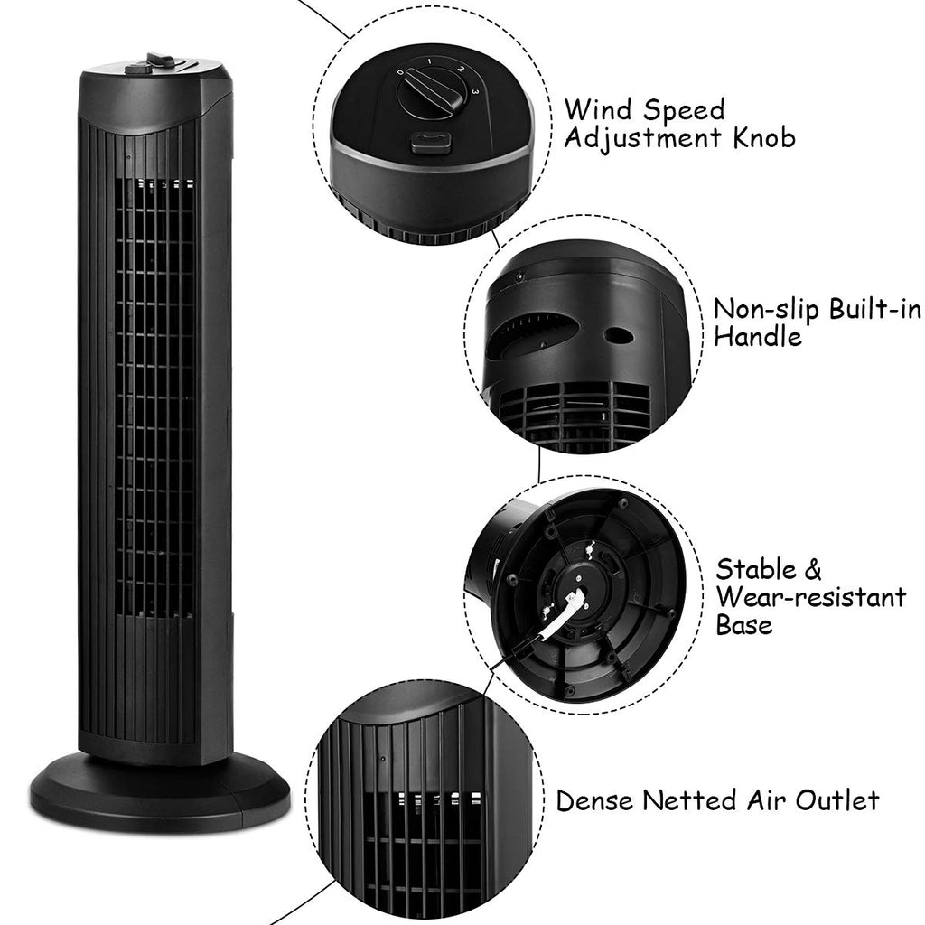28-Inch Oscillating Tower Fan P5578
