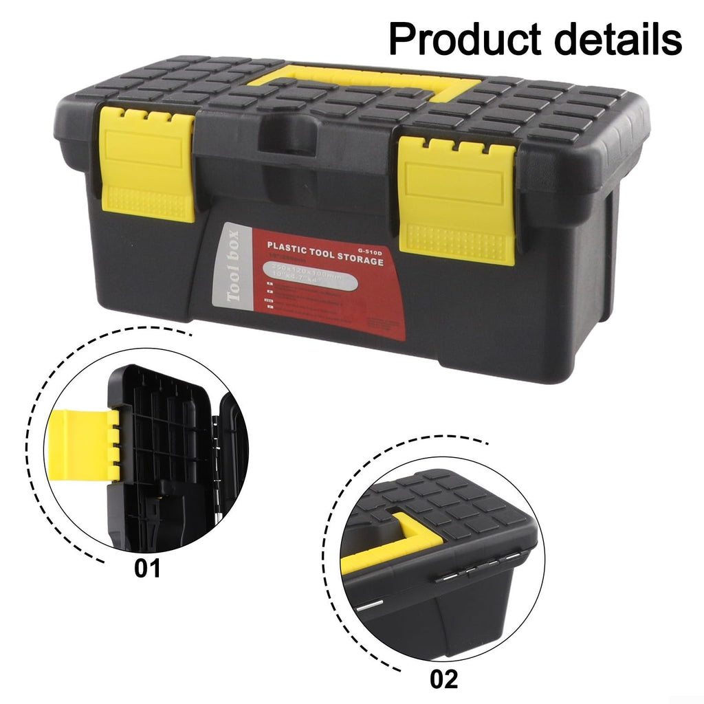Compact Plastic Tool Box Black T176951