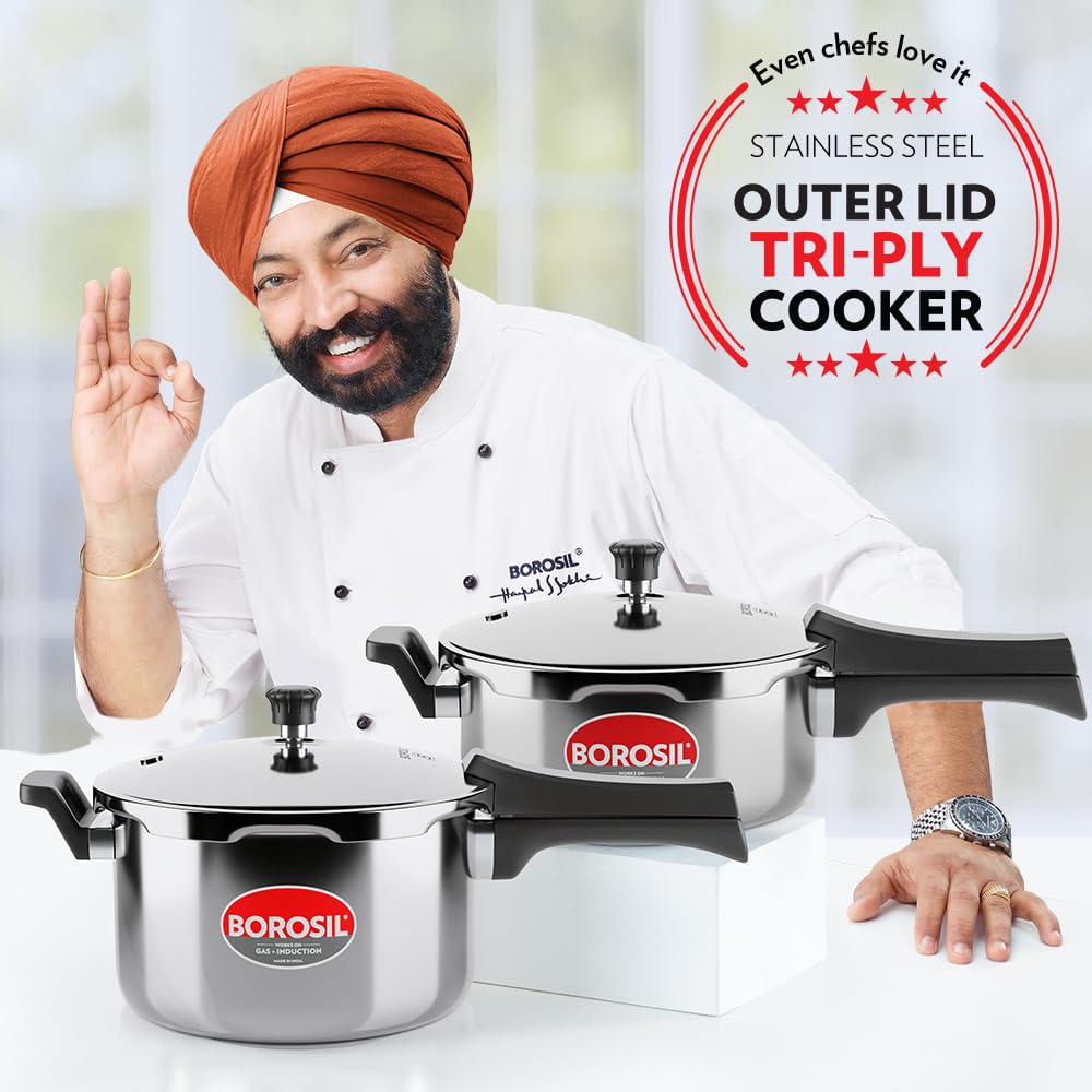 3 L Stainless Steel Pressure Cooker Y516