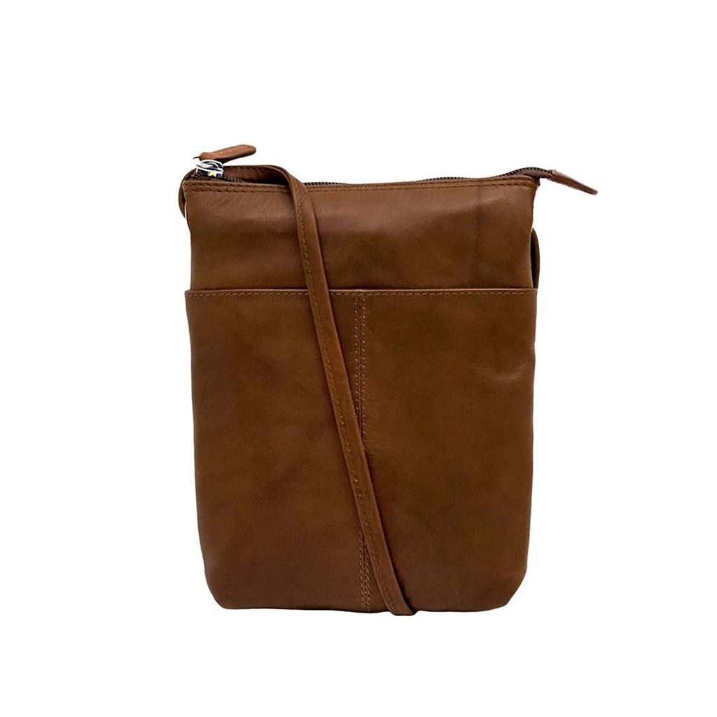Leather Mini Crossbody Bag with RFID Blocking Y245