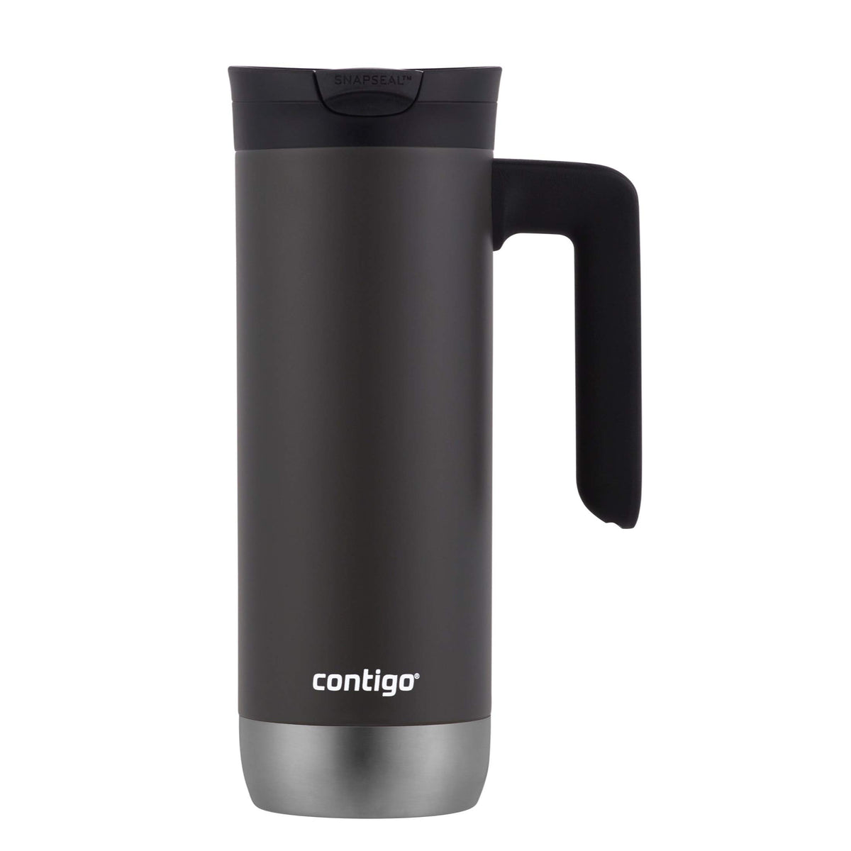 Stainless Steel Travel Mug with Handle and Leak-Proof Lid R5653