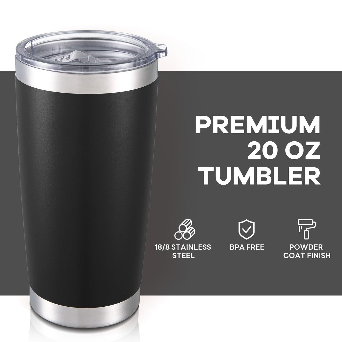 20 oz Stainless Steel Insulated Tumbler D15551