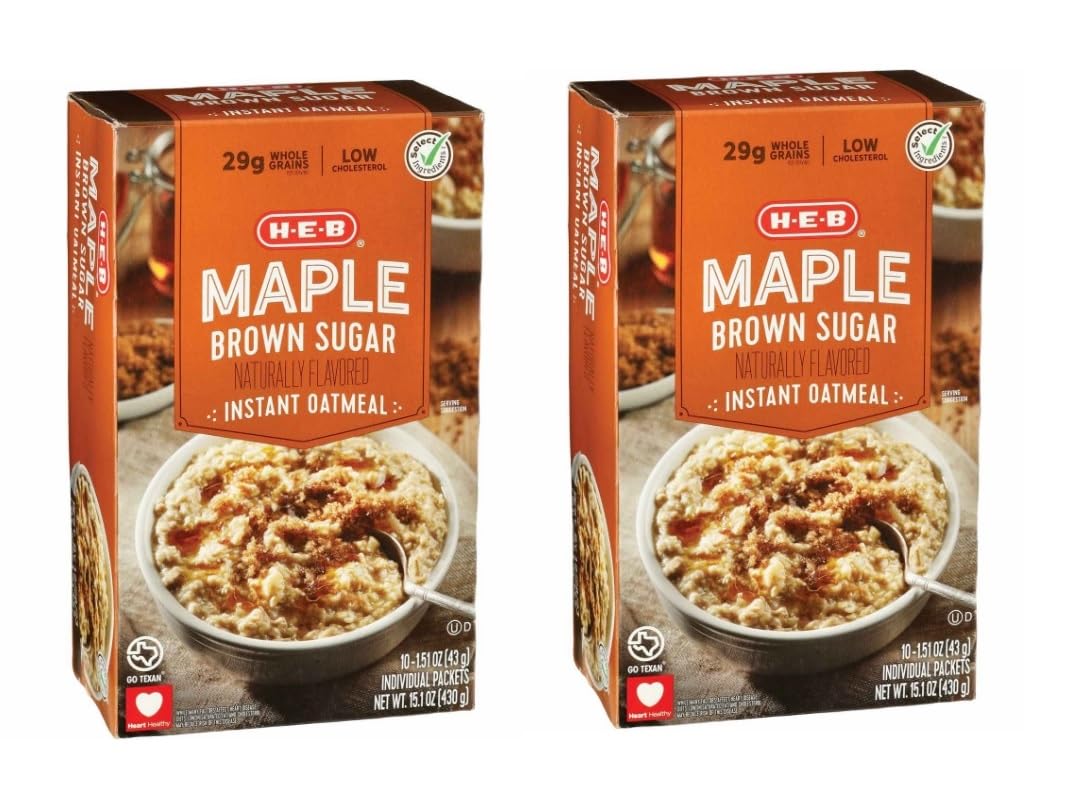 Instant Oatmeal Maple Brown Sugar 10ct W805