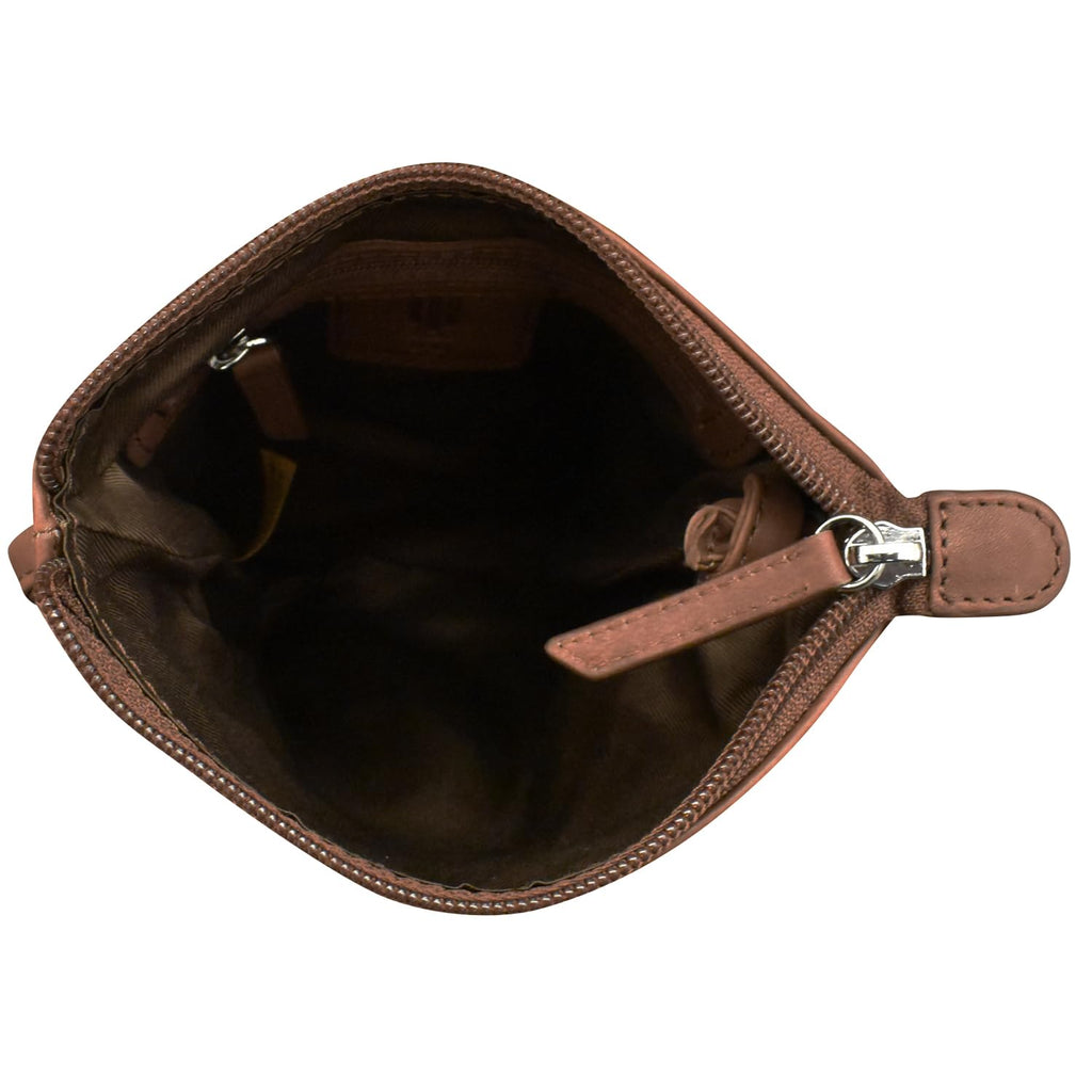 Leather Mini Crossbody Bag with RFID Blocking Y245