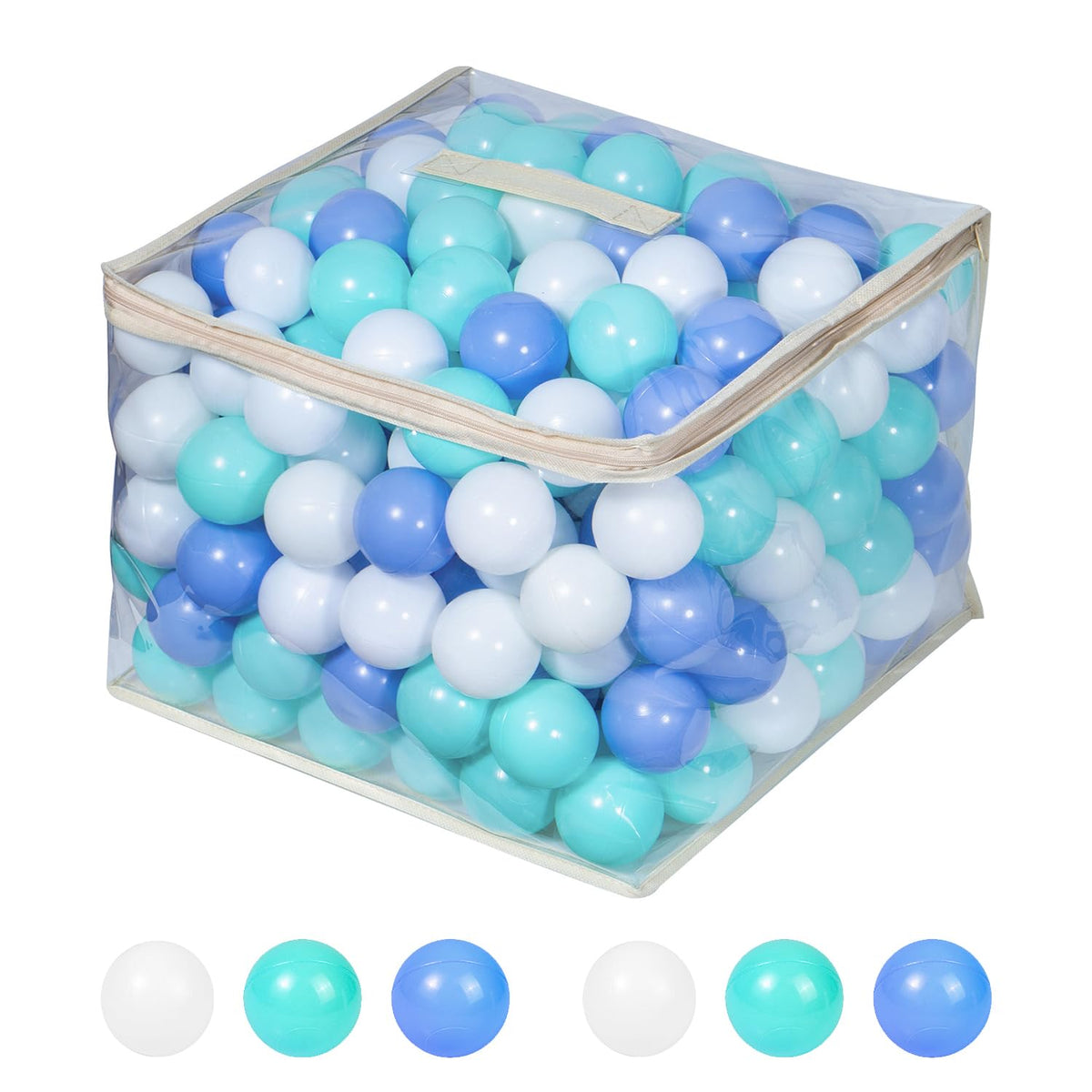 BPA Free Crush Proof Plastic Ball Pit Balls 2.15 Inch U782