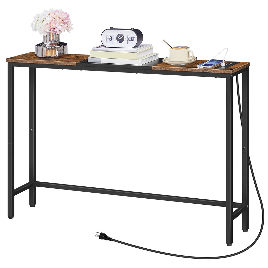 Narrow Console Table with Power Outlets H470