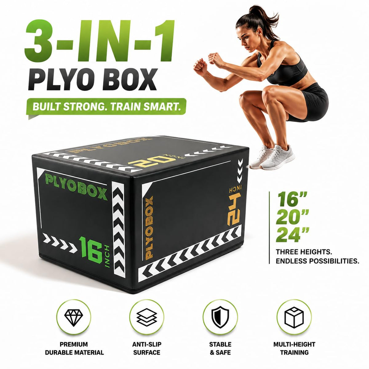 3-in-1 Foam Plyo Box F96689