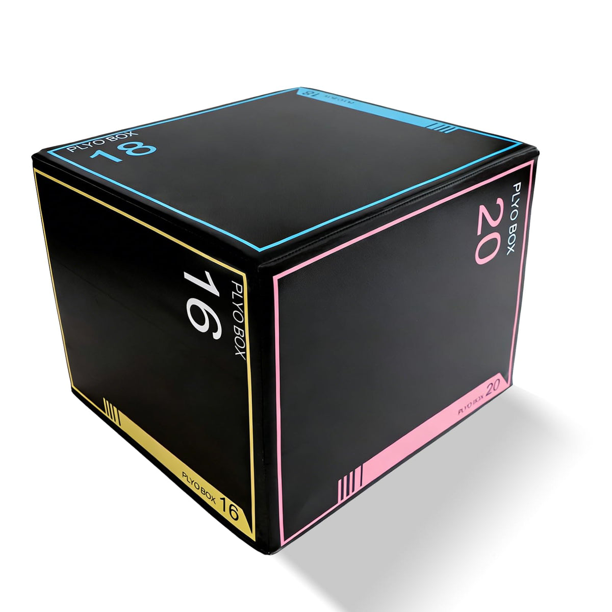 3-in-1 Non-Slip Foam Plyometric Jump Box Y201176