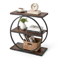3-Tier Narrow Side Table with Open Storage Shelves G694372