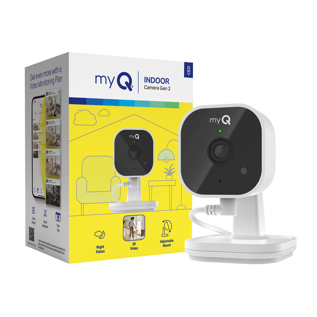 2K Smart Wi-Fi Indoor Security Camera with Night Vision R723452