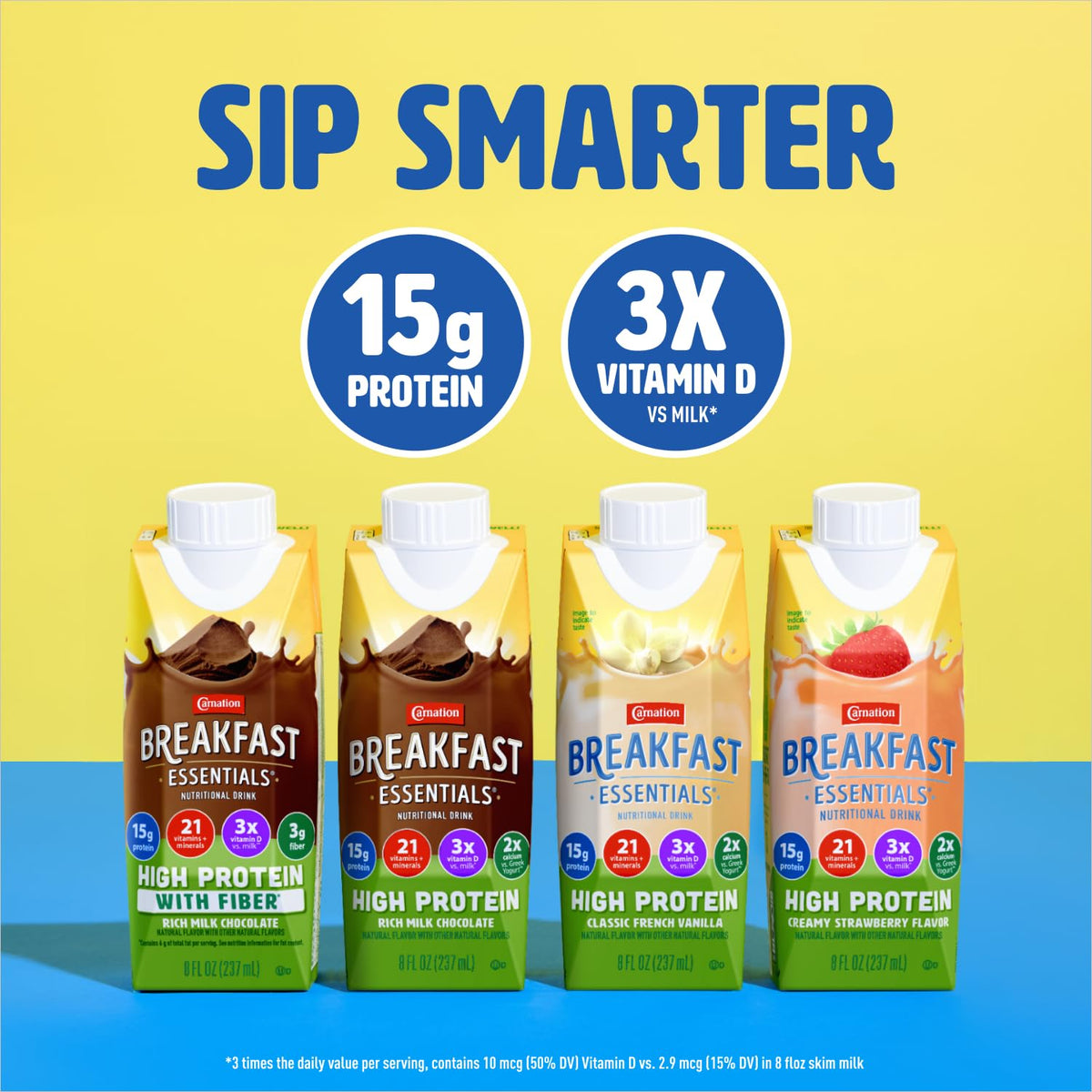 High Protein with Fiber Chocolate Breakfast Essentials 24 pk I78800