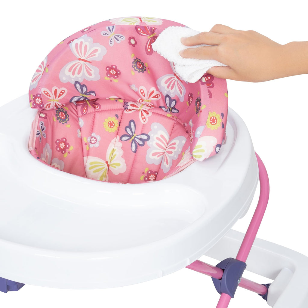 Activity Walker with Toy Bar, Front Wheels, Tray, Adjustable Height and Fold Frame J668074
