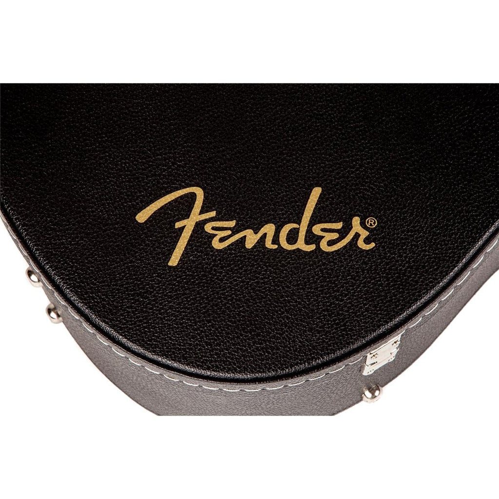 Black Flat-Top Dreadnought Acoustic Guitar Case with 1-inch Foam Padding D460757