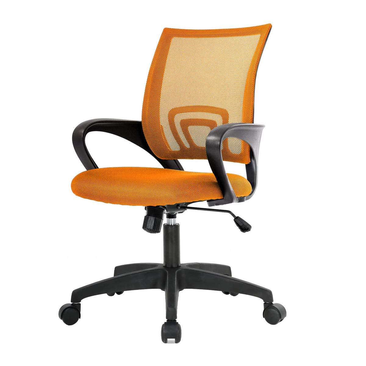 Ergonomic Orange Mesh Office Chair with Lumbar Support C12368