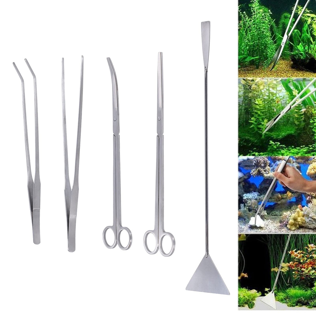 5-in-1 Stainless Steel Aquarium Maintenance Kit O324