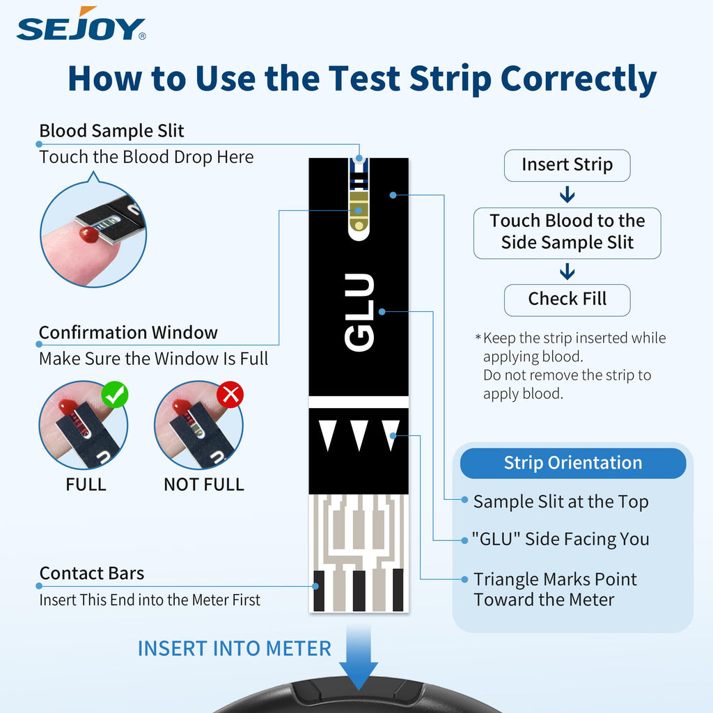 Blood Glucose Test Strips 50 Count Y597