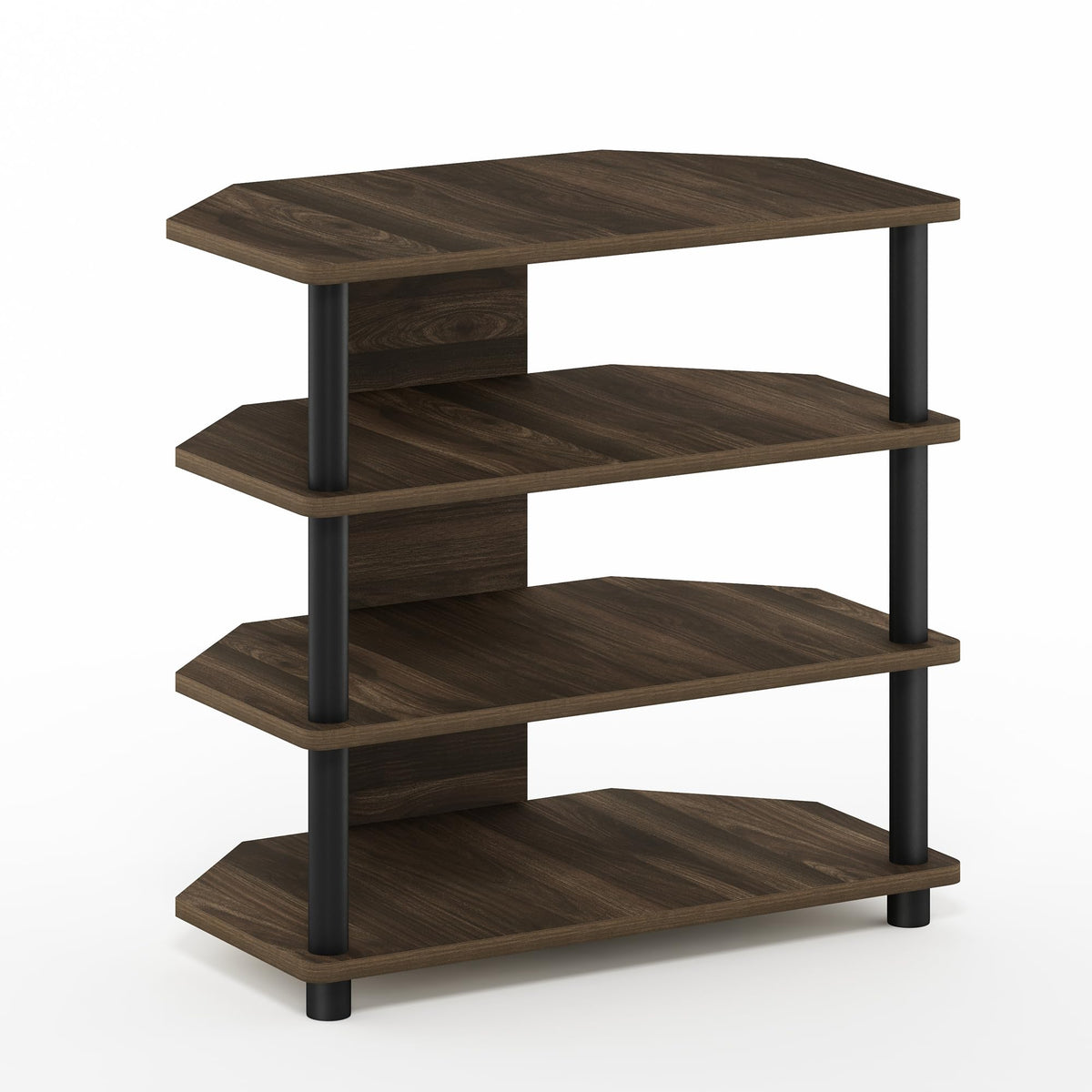 4-Tier Brown Walnut TV Stand K2972