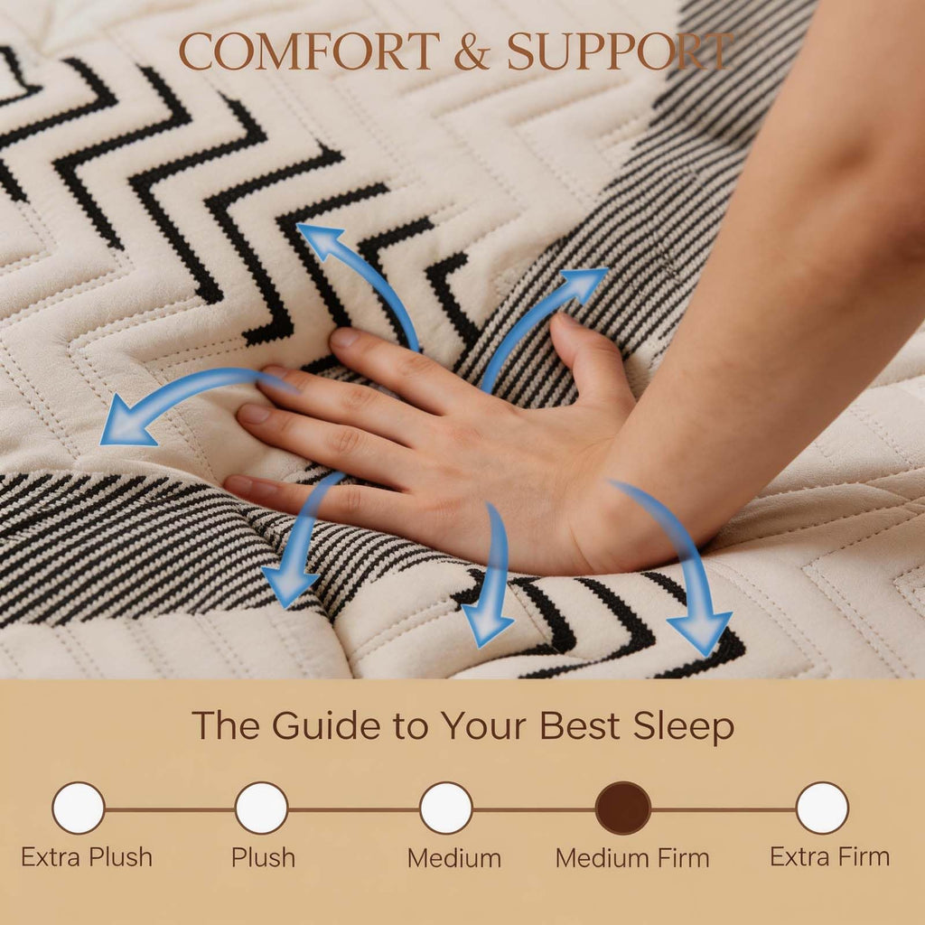 Full Size 12 Inch Hybrid Mattress with Memory Foam and Pocket Springs K377749