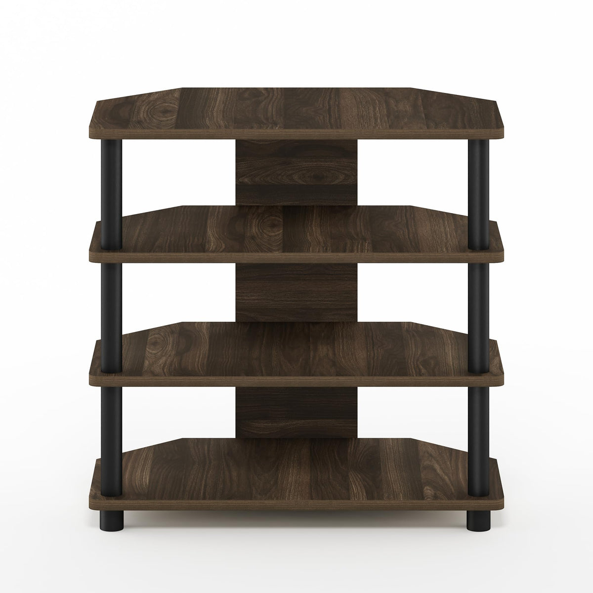 4-Tier Brown Walnut TV Stand K2972
