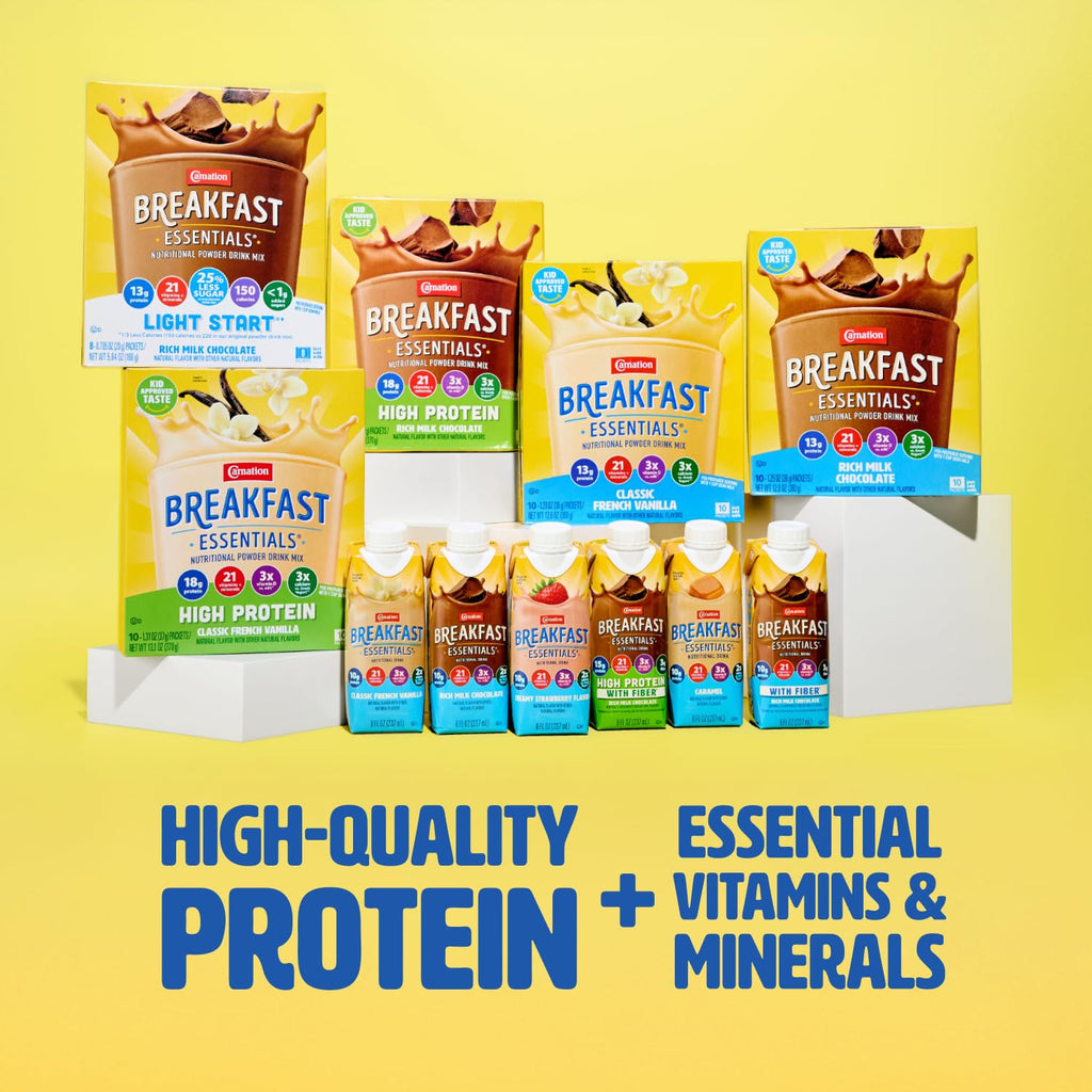 High Protein with Fiber Chocolate Breakfast Essentials 24 pk I78800
