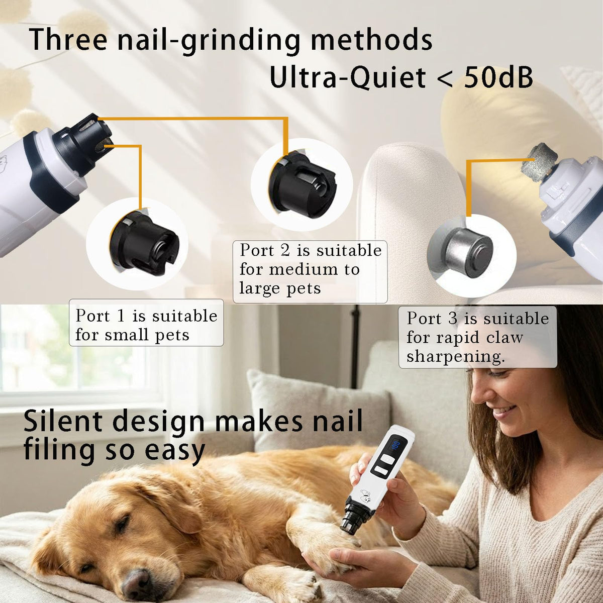 Dog Nail Clippers and Nail Grinder Set I91479