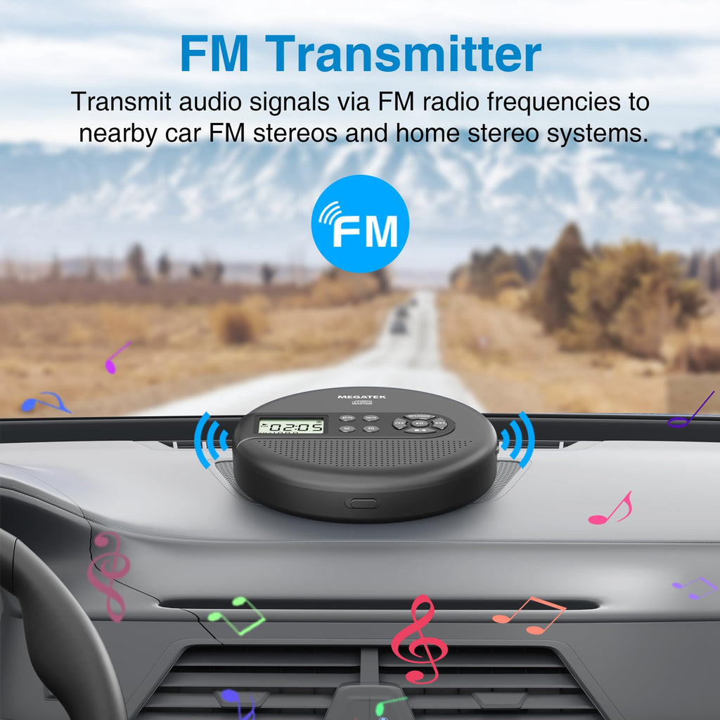 Portable CD Player with Bluetooth A5592