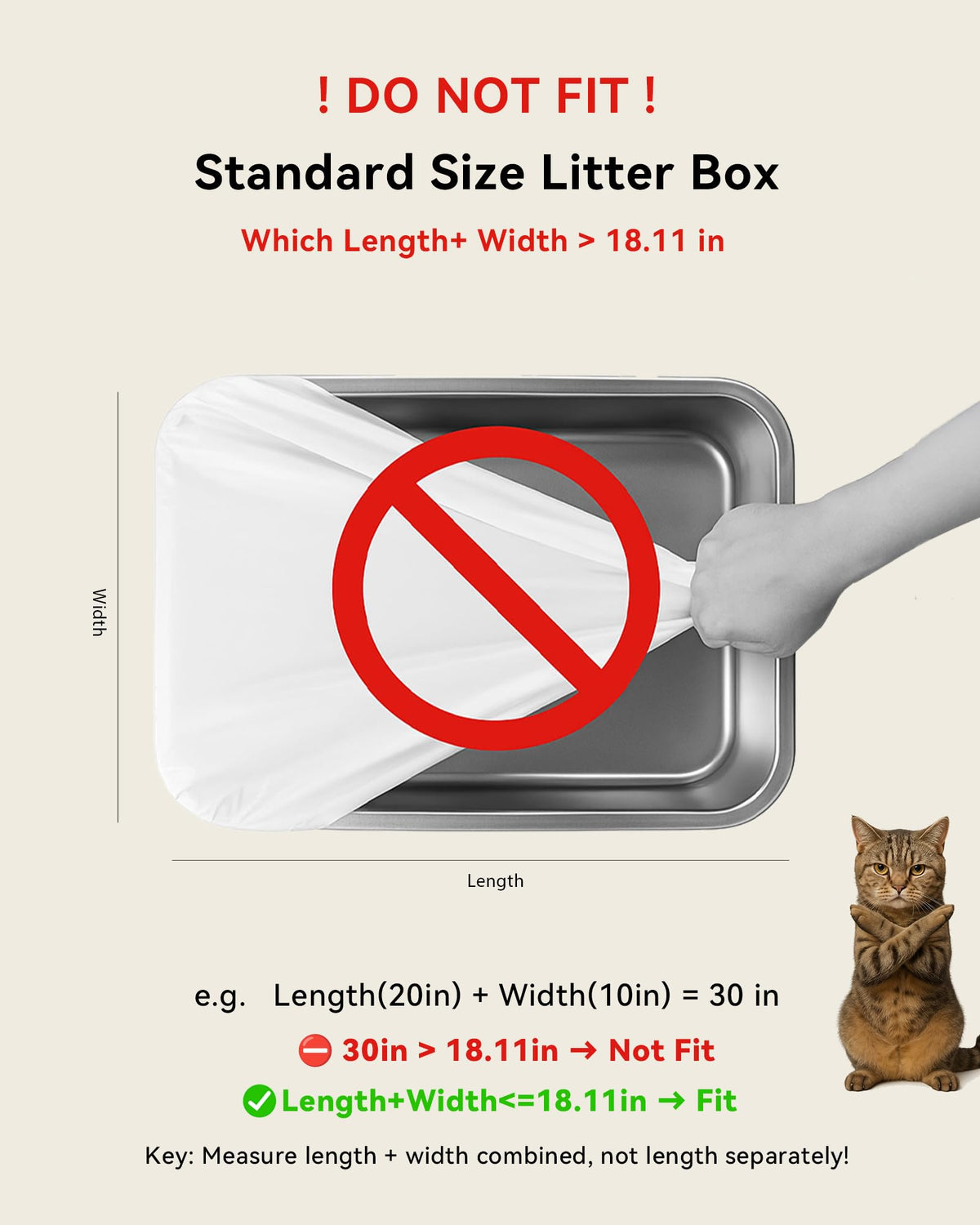 120 Count Drawstring Cat Litter Bags P98374