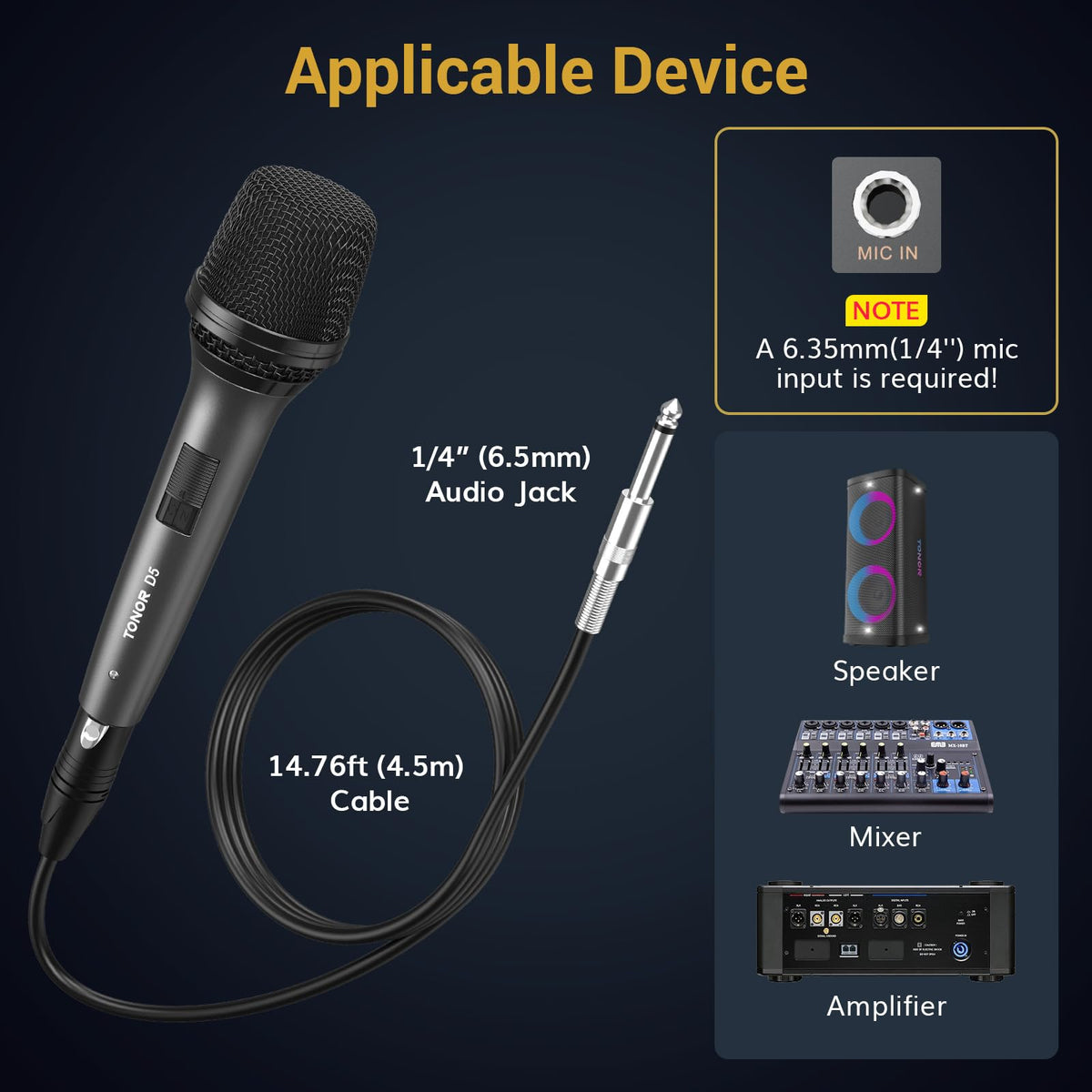 Dynamic Wired Vocal Microphone W693