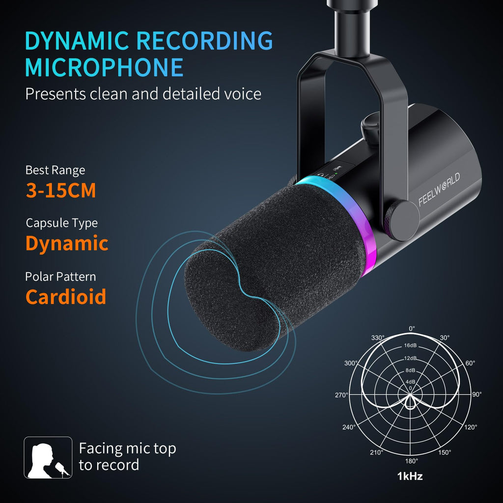 Black Metal Dynamic Microphone B36827