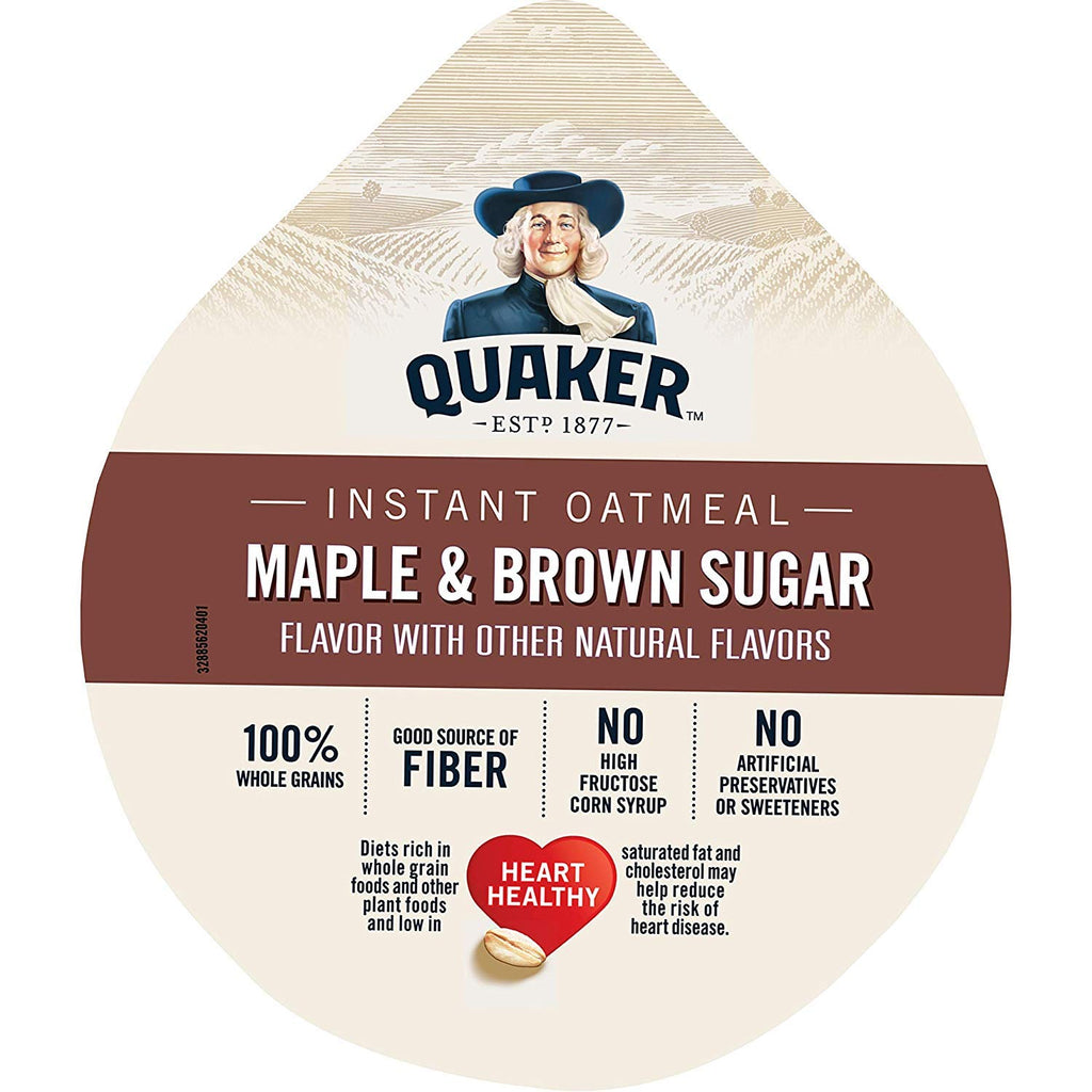 Instant Oatmeal Maple Brown Sugar 1.69oz Pack of 3 A7770