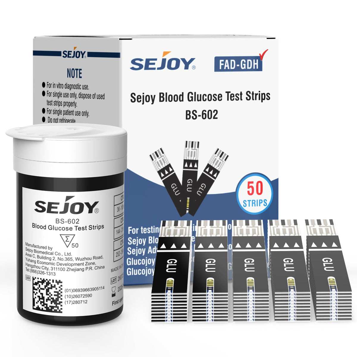 Blood Glucose Test Strips 50 Count Y597