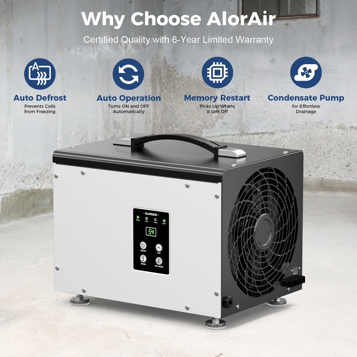 70 PPD Dehumidifier with Pump Y35626