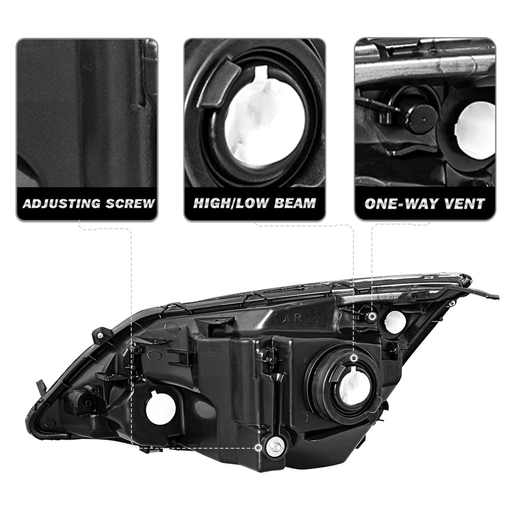 Black Headlight Replacement P7569