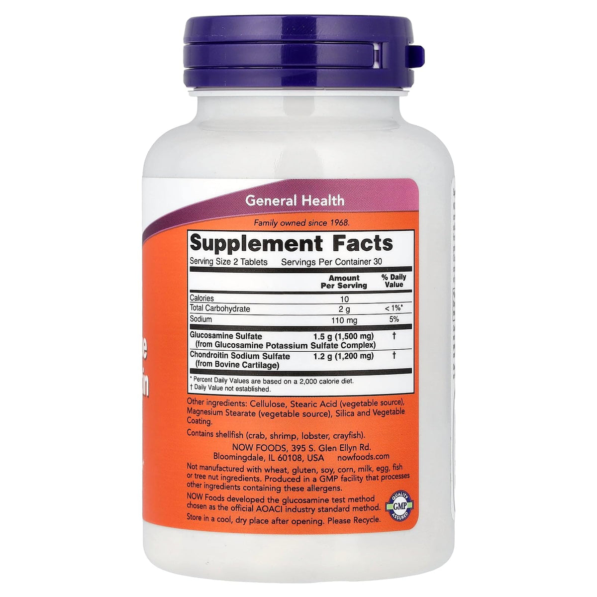 Extra Strength Glucosamine & Chondroitin 60 Tablets U19744