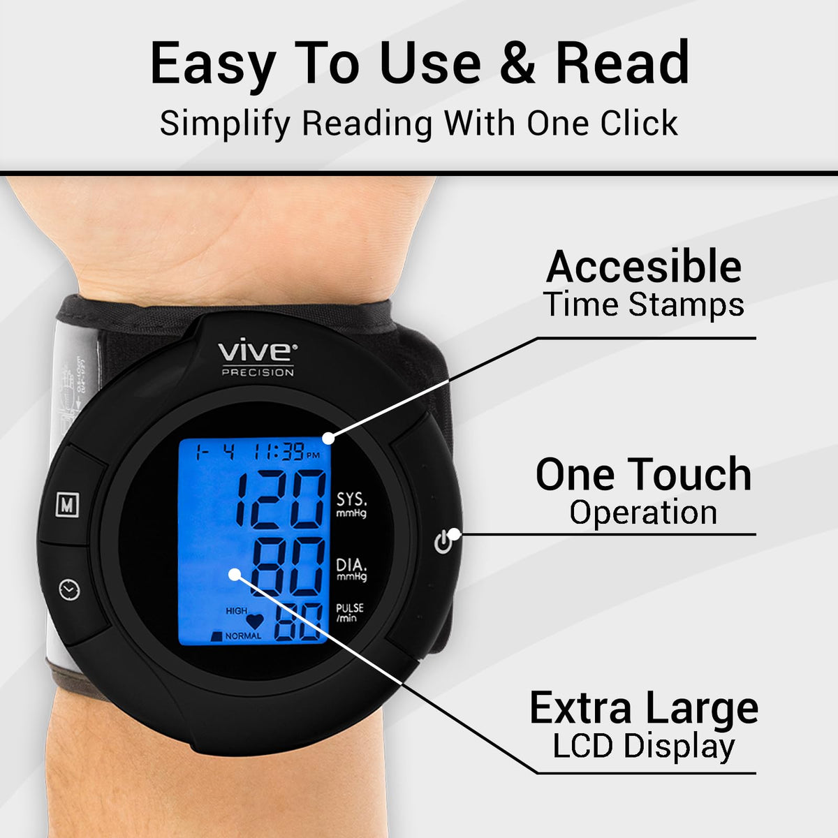 Wrist Blood Pressure Monitor Q655