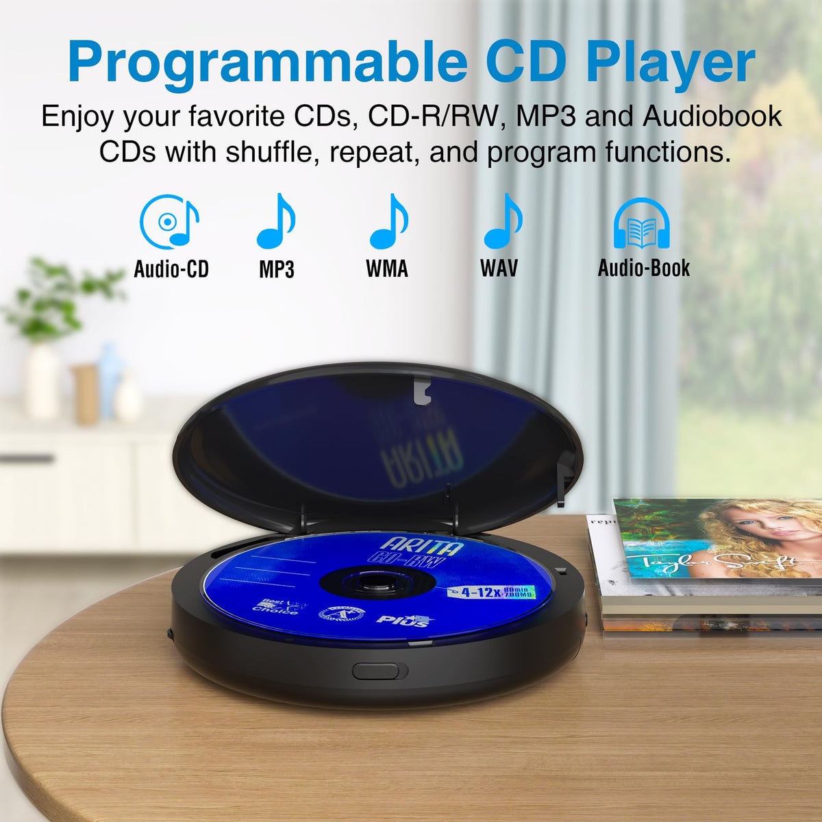 Portable CD Player with Bluetooth A5592