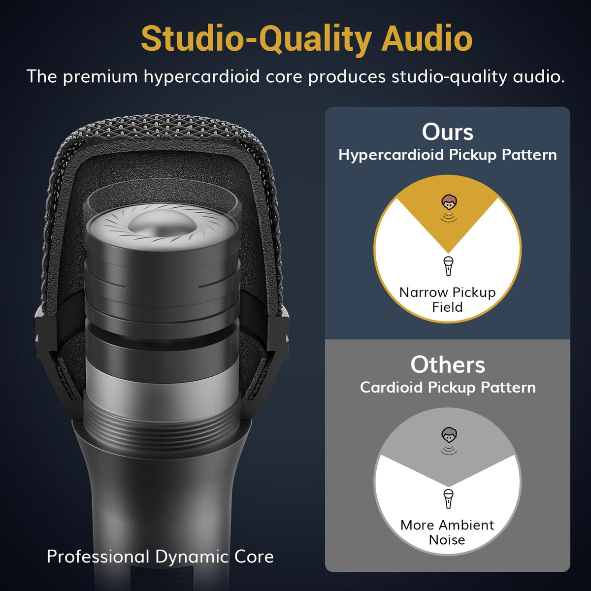 Dynamic Wired Vocal Microphone W693