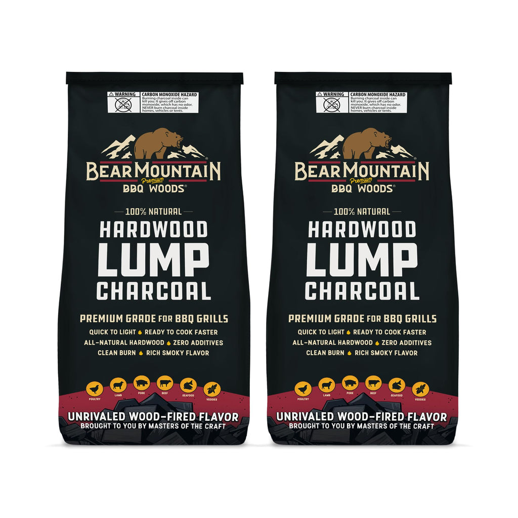 2 Pack Hardwood Lump Charcoal 8.8 Pounds Q50349