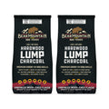 2 Pack Hardwood Lump Charcoal 8.8 Pounds Q50349